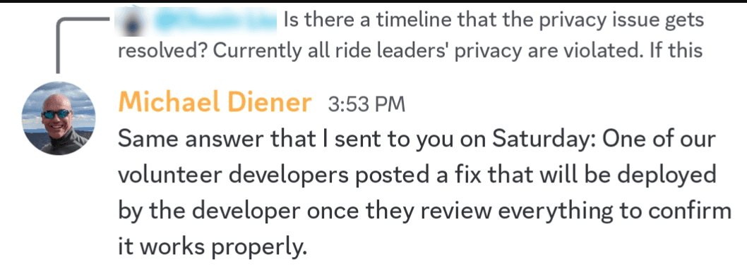 The same answer, as members saw it